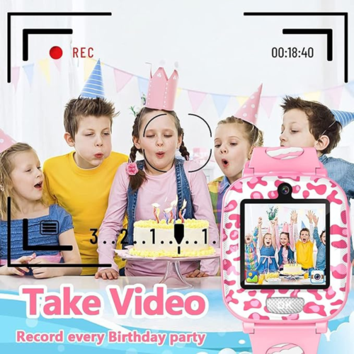 Kids Smart Watch for Boys Girls,Games Smartwatch with 14 Puzzle Games Dual Camera Music Video Audio Recording Alarm Clock Ages 3-12 Educational