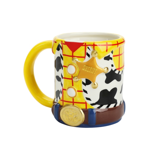 Tasse en céramique sculptée de 12 oz en tenue Woody de Toy Story