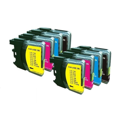 Max Saving 8 PK Compatible Ink Cartridges LC61,LC65 for Brother LC-61 LC-65 MFC-250C MFC-255CW MFC-290C MFC-295CN MFC-490CW