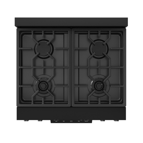 Gordon Ramsay by THOR Kitchen 30 Inch Professional Gas Range with Tilt Panel Touch Control in Black