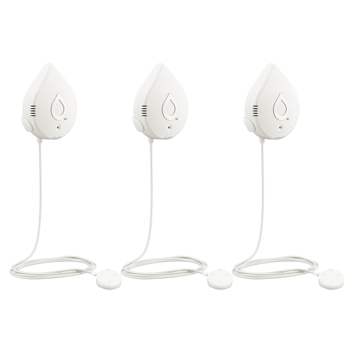 Moen 920-005 Flo Smart Water Leak Detector, White, 3-Pack