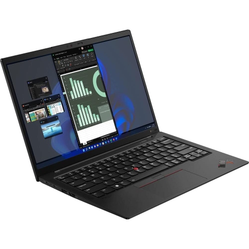 LENOVO ThinkPad X1 Carbon Gen8 14" FHD Laptop - i7-10610U - 16GB DDR4 - 512GB SSD - Windows 11 Pro - Black by LENOVO - Refurbished condition - Image 2