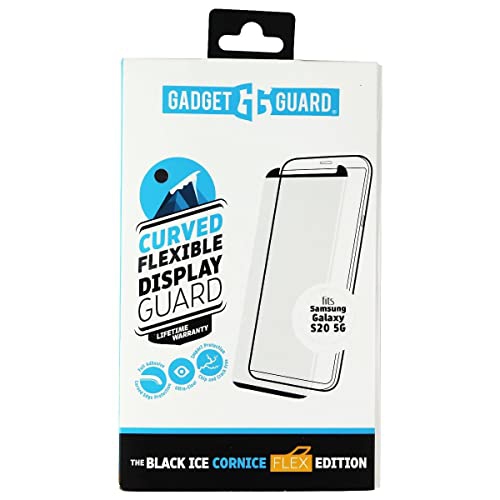 Image 1 de 1.. Protecteur d'écran Black Ice Cornice Flex Edition de Ggadget Guard pour Galaxy S20 5G