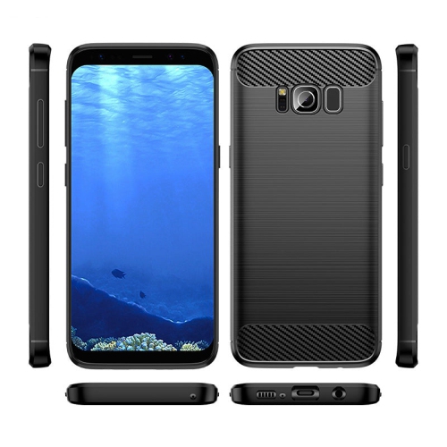 PANDACO Navy Brushed Metal Case for Samsung Galaxy S8
