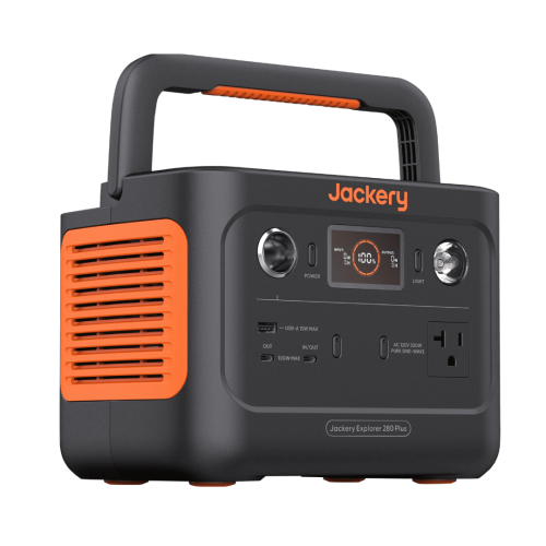 Remis à neuf - Station d'alimentation portative Explorer 280 + de Jackery - 300 W, générateur solaire pour camping extérieur