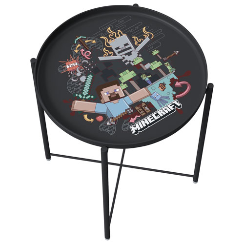 Table d'appoint Minecraft avec plateau amovible - Multicolore