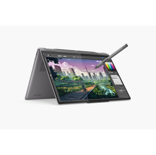 Copilot 7 2-en-1 YOGA de Lenovo + PC AMD Ryzen 7 8840HS 16&nbsp;Go DDR5 1&nbsp;To SSD tactile 14&nbsp;po WUXGA Win 11 avec stylet, remis à neuf et bo