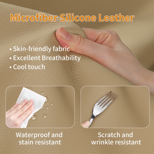 Luxury Dining Chairs: Set of 2 Leisure Dining Chairs Microfiber Leather Kitchen Chairs Occasional Chairs with Soft Backrest and Padded Seat for