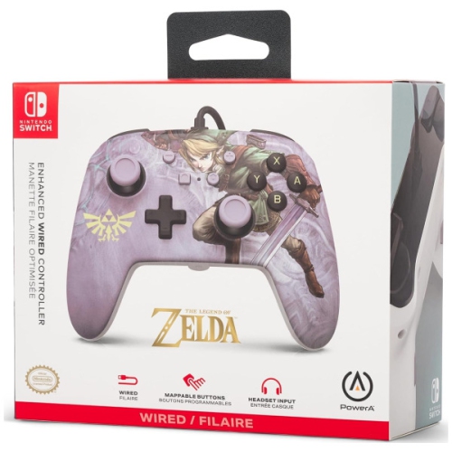 LOZ: Valiant Link Enhanced Wired Controller for Nintendo Switch