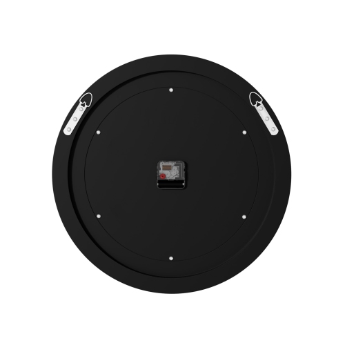 24 Inch Modern Luxury Crystal Diamond Mirrored Clock Glass Wall Bling Clock Home Decor Round Clock For Hallway, Living Room, Bedroom Tawny Tinted