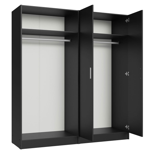 Armoire de rangement à 4 portes avec grandes tablettes et armoire tout usage de 63 po de long Madesa, entrée et unité d'organisation pour