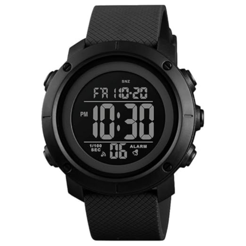 Boys Watch Digital Sports Waterproof Military Back Light Teenager Watch Black 1426