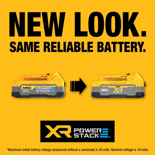 Batterie Powerstack 20 V MAX de DeWALT, rechargeable, 5 Ah, lithium-ion