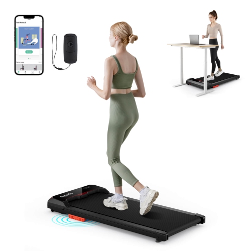 Superfit Walking Pad 2.5HP Under Desk Treadmill with Remote Control APP-Enabled for Home