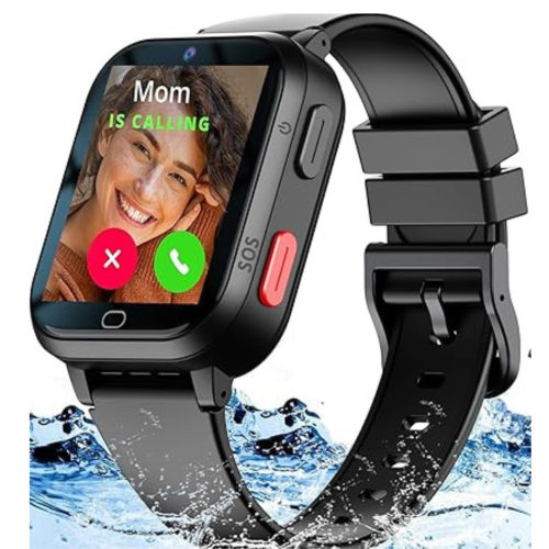 Kids 4G GPS Smartwatch Phone Kids HD Touchscreen Mobile Watch for Kid with Whatsapp Anti Lost GPS Waterproof Video Phone Call Real time Tracking Camera SOS Alarm for Boys Girls Best Buy Canada