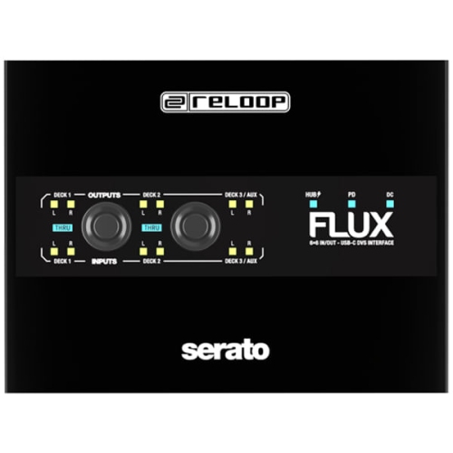Reloop Flux 6x6 In/Out USB-C DVS Interface for Serato DJ