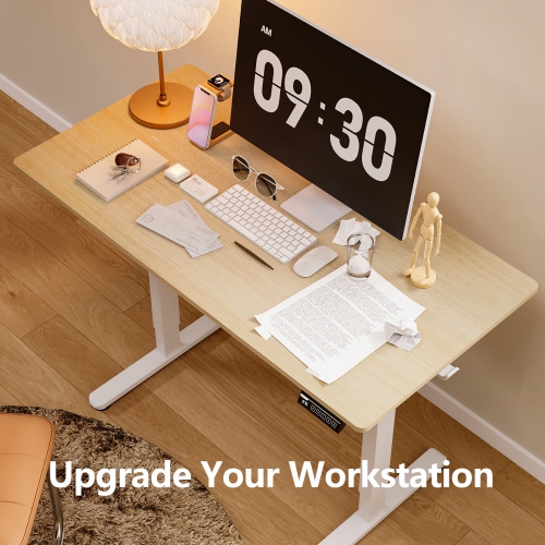 IMGadgets Standing Electric Adjustable Desk with Table Top 47” x 24” | Height Adjustable Desk for Work and Home | 3-Memory Settings, Min Height 28.3"