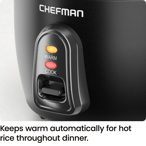 Chefman One-Touch 2.4L Rice Cooker, with Automatic Keep Warm and Nonstick Cooking Pot, Rice Cooker