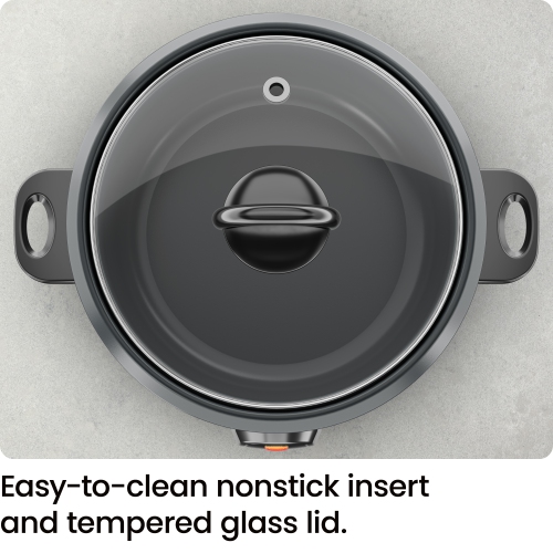 Chefman One-Touch 2.4L Rice Cooker, with Automatic Keep Warm and Nonstick Cooking Pot, Rice Cooker