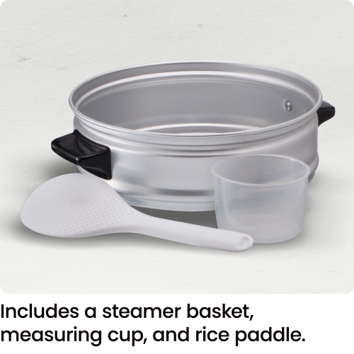 Chefman One-Touch 2.4L Rice Cooker, with Automatic Keep Warm and Nonstick Cooking Pot, Rice Cooker