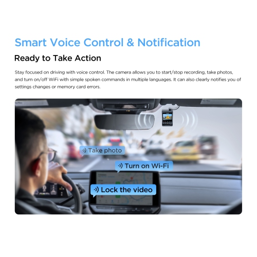 VIOFO A329 1CH Front 4K 60FPS GPS Wi-Fi 6 Dash Cam HDR with Sony STARVIS 2 Sensor Support SSD Storage