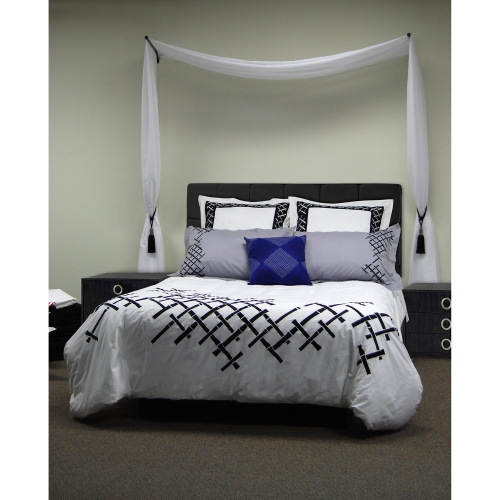 Versailles - Set of 2 Swivel Curtain Arms, Adjustable Length from 24" to 38", Black