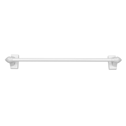 Image 1 de 4.. Versailles – Tringle à rideau magnétique, longueur réglable de 15 à 28&nbsp;po, blanc