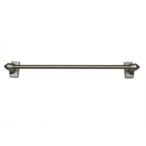 VERSAILLES  - Magnetic Curtain Rod, Adjustable Length From 15" to 28", Super Hold, Pewter