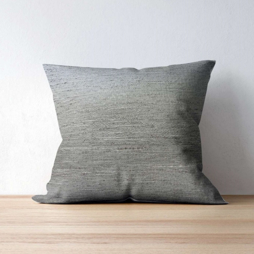 Versailles – Housse de coussin Ceasar, 20 x 20&nbsp;po, lavable à la machine, gris foncé