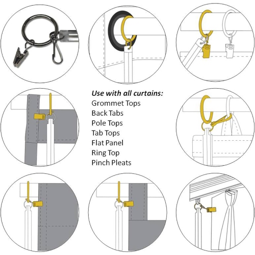 Versailles - Acrylic Drapery Wand, 34" Height, Transparent