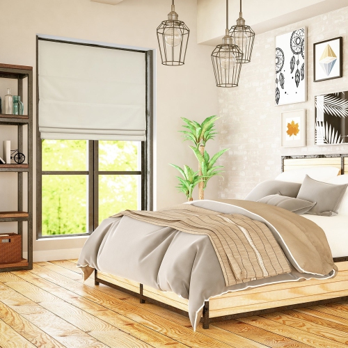 Versailles – Abat-jour romain sans cordon, collection Octavia, tissu assombrissant, 34 x 63 po, ivoire