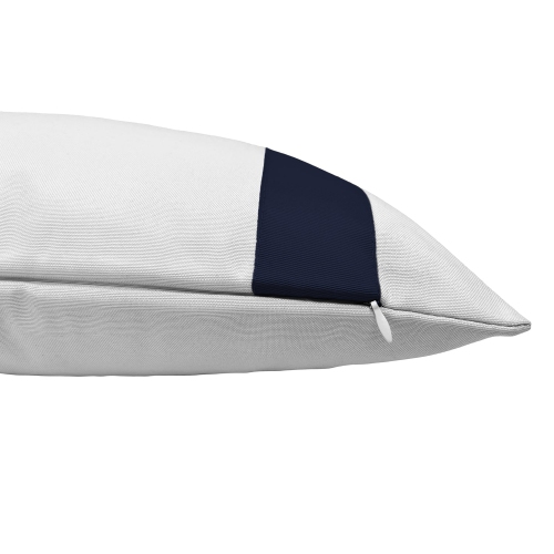 Versailles – Housse de coussin Valentina, 14 x 20&nbsp;po, lavable à la machine, bleu