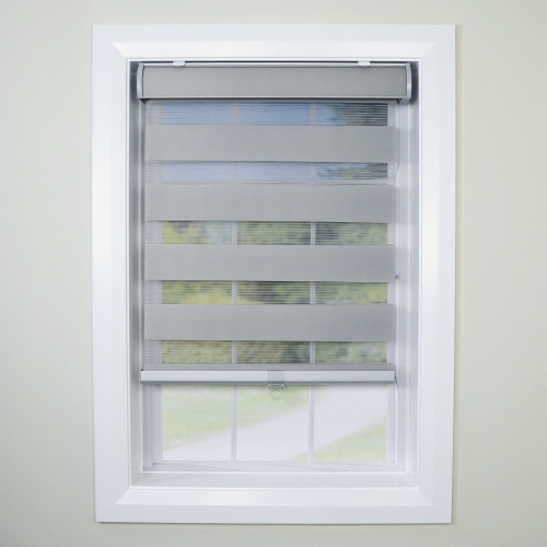 Versailles – Store à rouleau alternatif sans fil, 33 x 72 po, gris