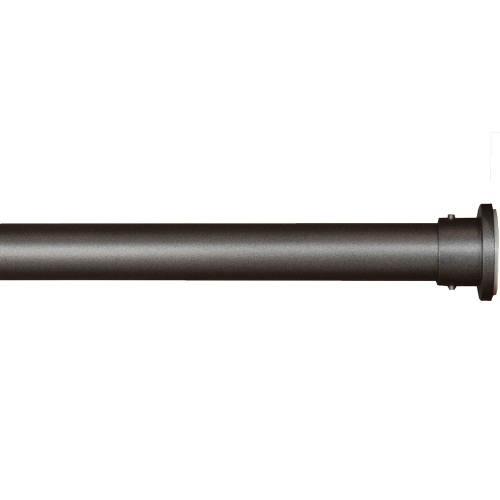 Versailles - DUO Stainless Steel Tension Curtain Rod, Indoor/Outdoor, Adjustable Length from 48" to 86", Grey