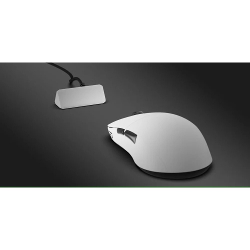 End Game Gear XM2w 4k Wired Gaming Mouse - Lightweight 62g, Right-Handed, PixArt PAW3395 Optical Sensor, 26K DPI, 4KHz Dongle Included, White