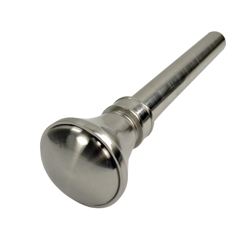 Versailles – Ensemble de tringle à rideaux Lexington Flare, longueur réglable de 86 à 144 po, argenté