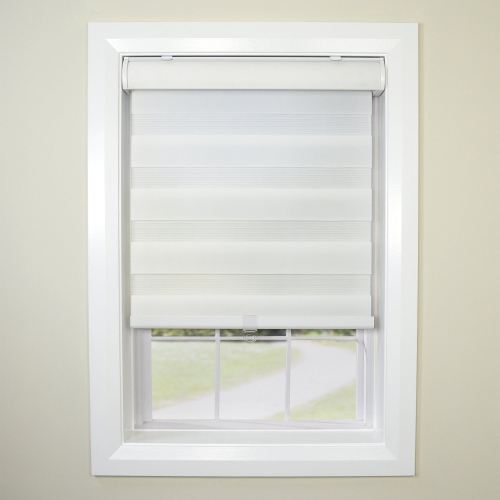 Versailles – Store à rouleau alternatif sans fil, 39 x 72&nbsp;po, blanc