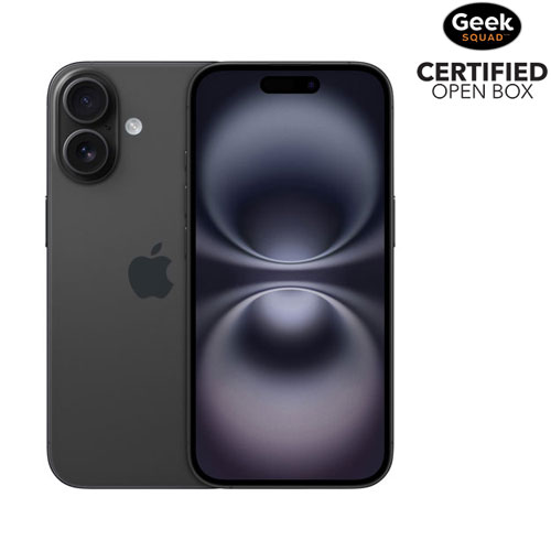 Boîte ouverte - iPhone 16 de 512 Go d'Apple - Noir - Déverrouillé