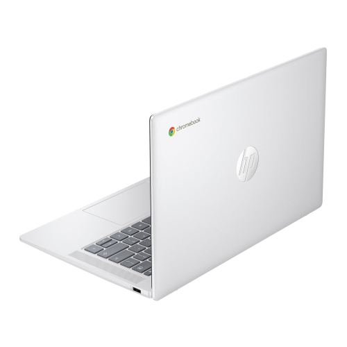 HP 14 inch Chromebook, Intel N200 Processor, 4GB LPDDR5 RAM, 128GB UFS Storage, Glacier Silver, ,Wi-Fi 6, Bluetooth 5.3, Chrome OS, Intel UHD Graphics