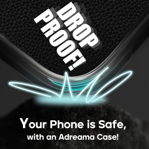 Étui en cuir végétalien d'Adreama pour Pixel 9 Pro XL de Google