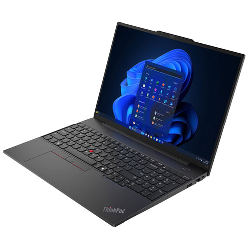 Lenovo ThinkPad E16 Gen 2 16" Business Laptop - Black (AMD Ryzen 5 7535U/16GB RAM/256GB SSD/Windows 11 Pro)