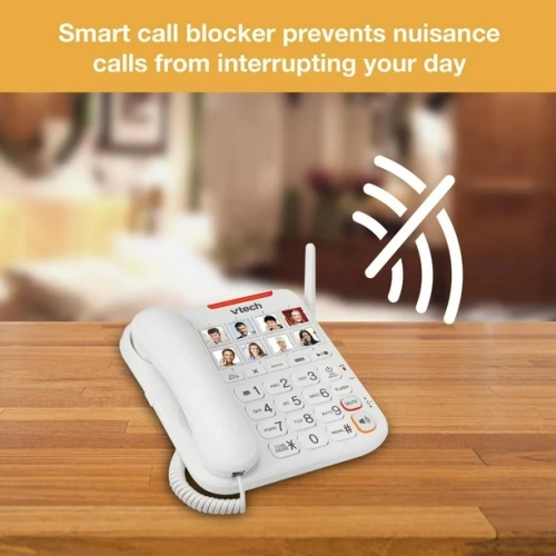 Vtech SN5147 Amplified Corded/Cordless Senior Phone System