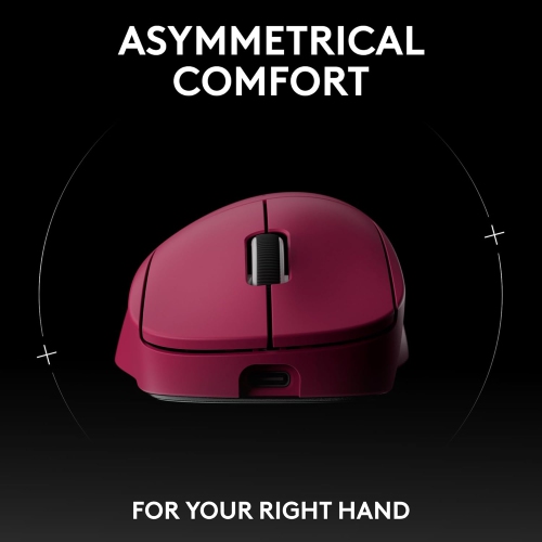Logitech G PRO X Superlight 2 44000 DPI 8K Polling Wireless HERO 2 Sensor 60g Pro-Grade Mouse - Magenta