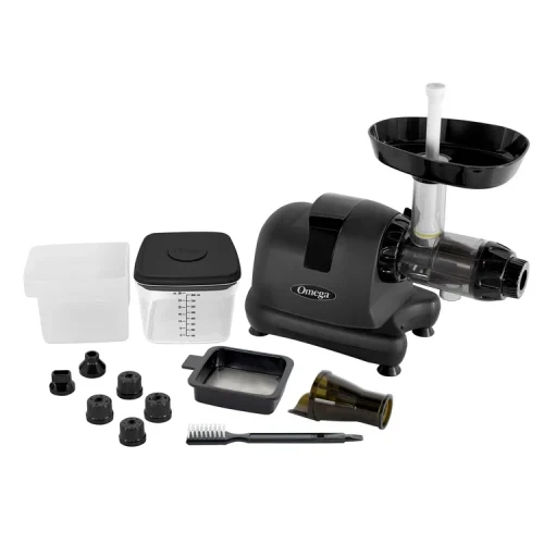 Omega Ultimate Low-Speed Juicer and Nutrition System, in Matte Black