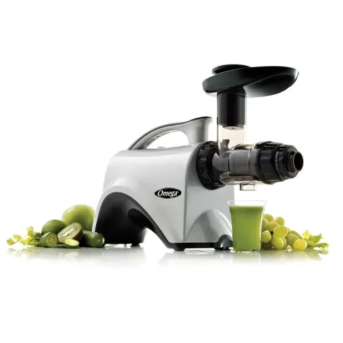 OMEGA NC800HDS - Premium Juicer and Nutrition System for Juicing Fruits, Vegetables and Wheatgrass, Quiet Motor