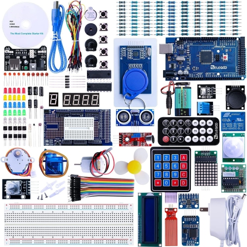 Ultimate Starter Kit for Arduino with Tutorial - Works with Mega2560, UNO, and Nano.