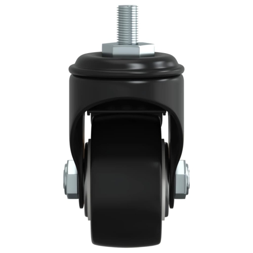 vidaXL Caster Wheels 4 pcs Black 35 mm Iron