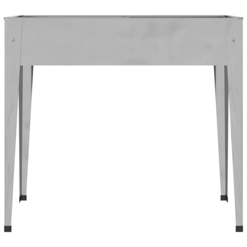 Jardinières vidaXL en acier galvanisé, 2 pièces