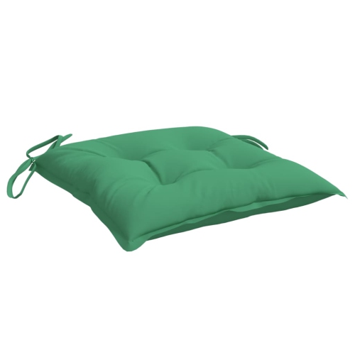 Coussins de chaise vidaXL 4 pièces vertes 40x40Prés tissu Oxford 7&nbsp;cm