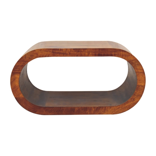 Artisan Furniture Solid Wood Amaya Coffee Table In Chestnut Finish
